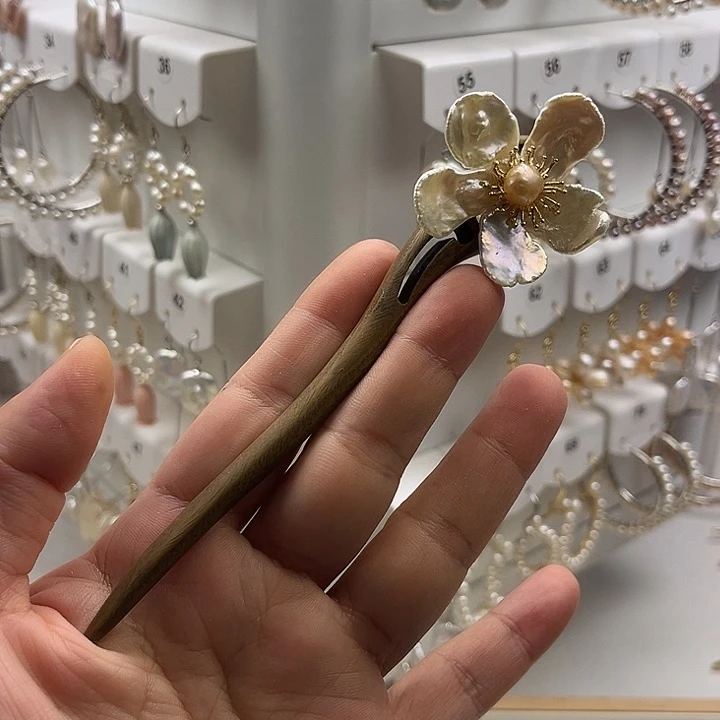 淡水珍珠发簪未镶嵌