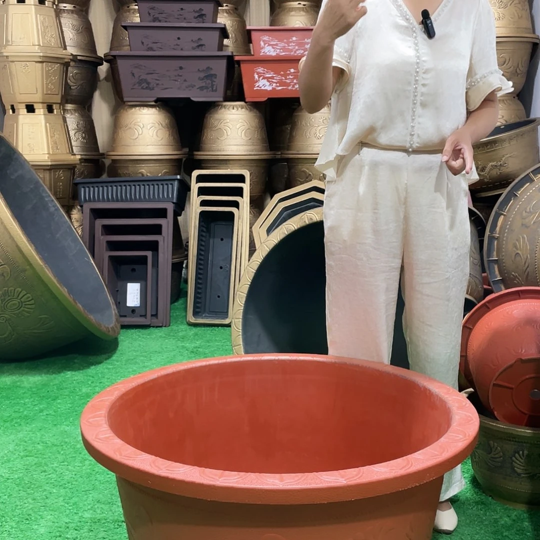 园盆古铜一米一个