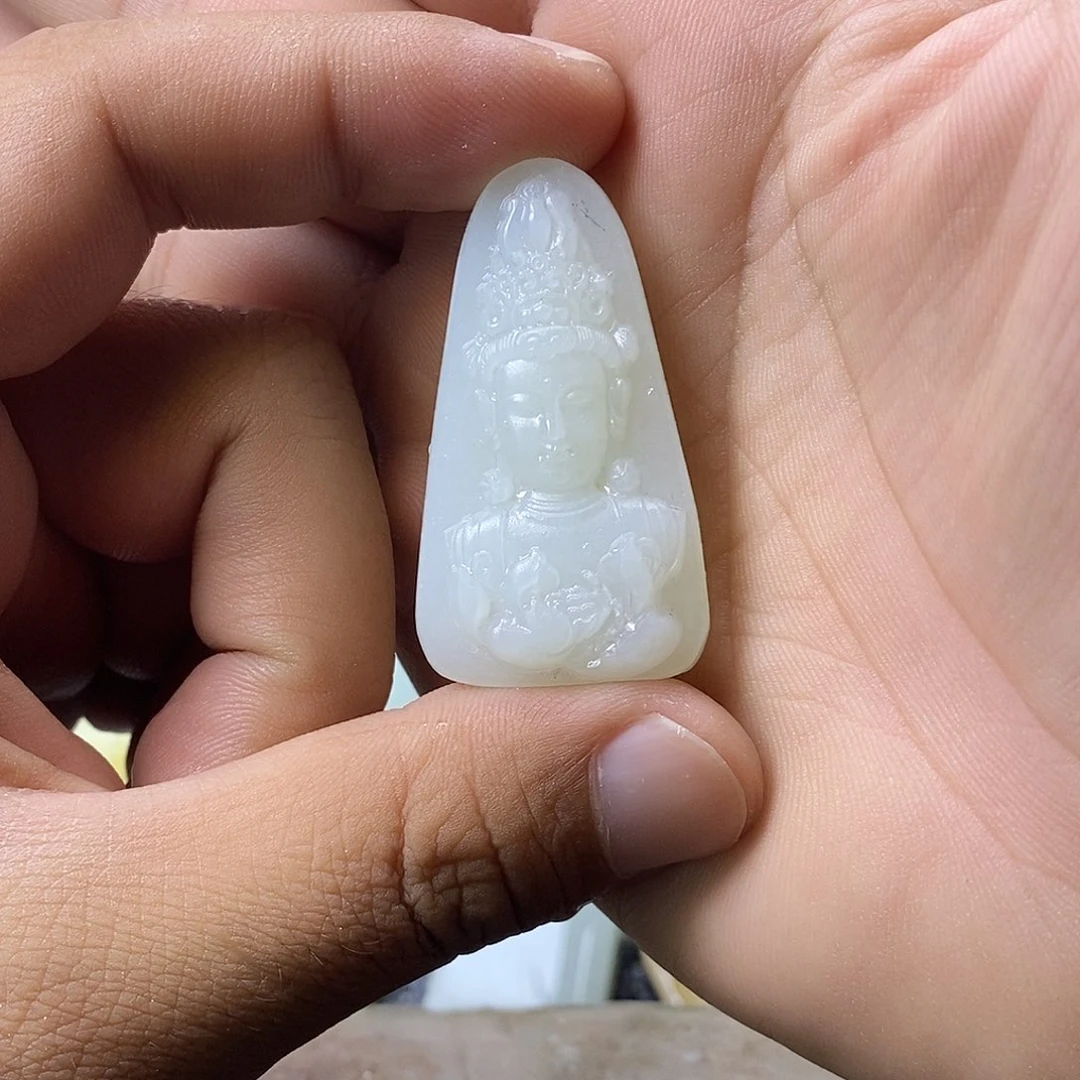 无***闲定制和田玉未镶嵌牌