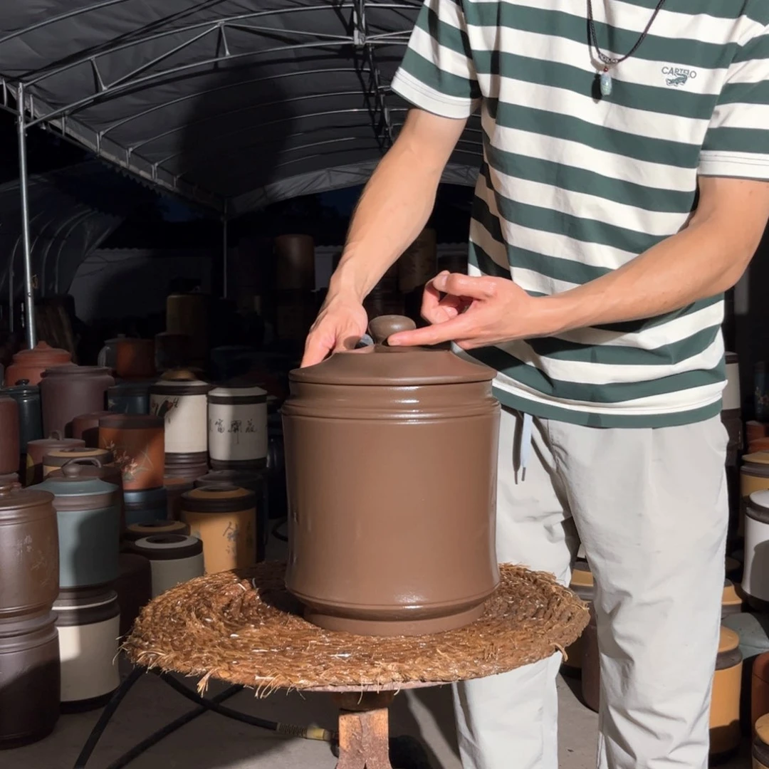 紫砂茶叶罐8 饼茶叶罐