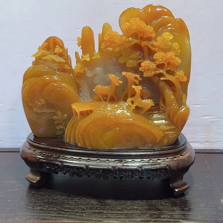 刘***1寿山石昌化田黄摆件精品