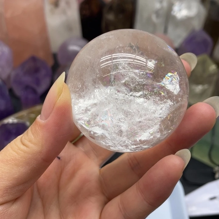 发饰未镶嵌水晶泽*11白水晶球