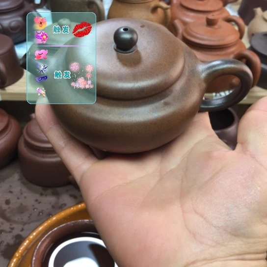 紫砂茶壶还原烧柿原180豪升左右