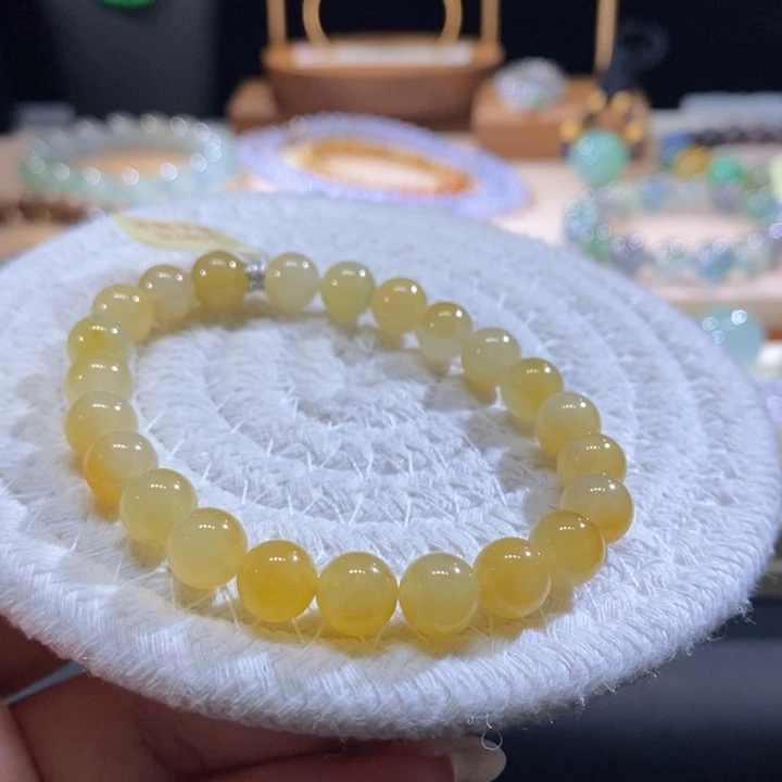 翡翠未镶嵌吊坠(不含链)翡翠冰黄翡手串卡8