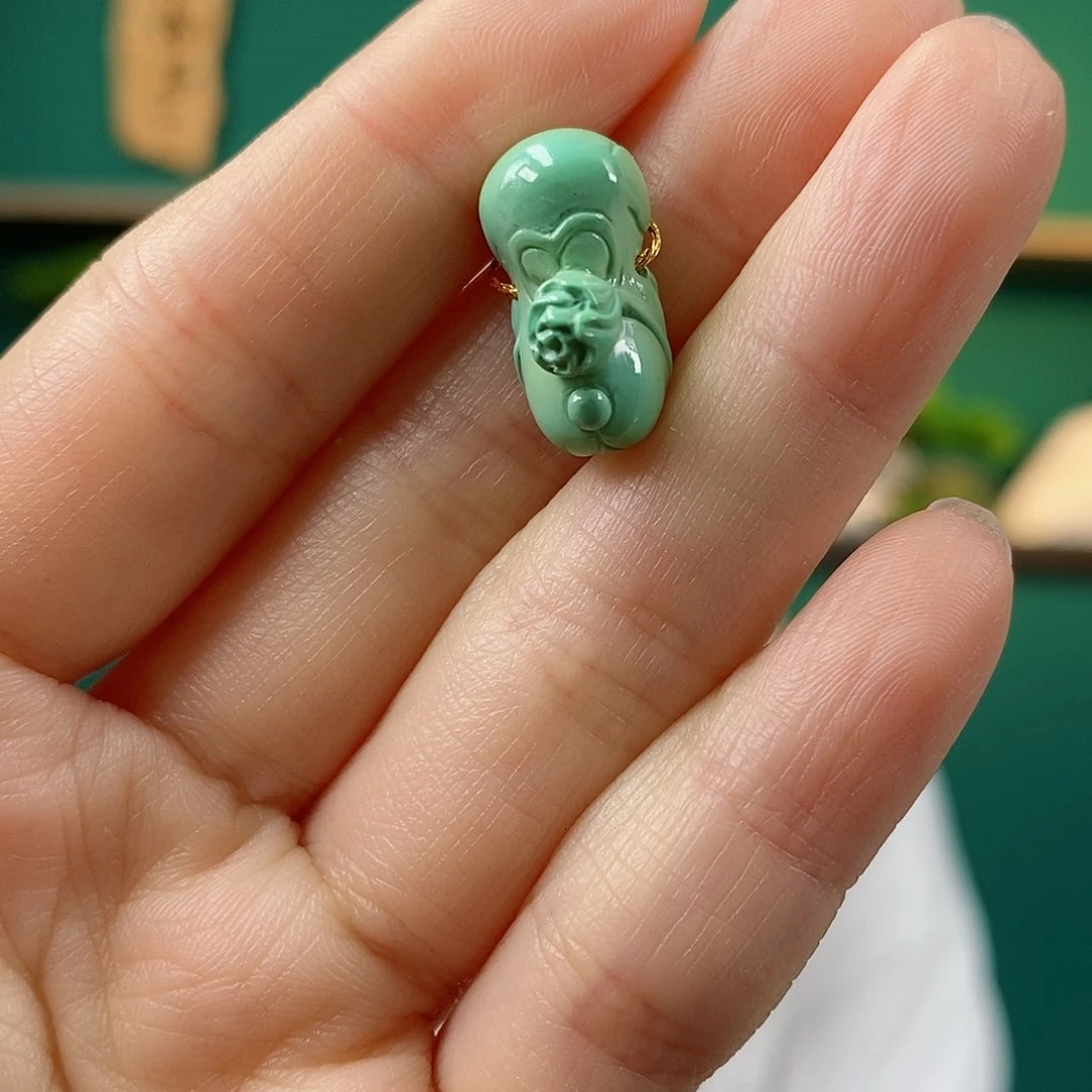 未镶嵌绿松石珠宝奇石