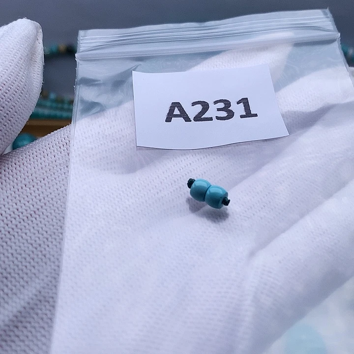 绿松石未镶嵌高瓷高色