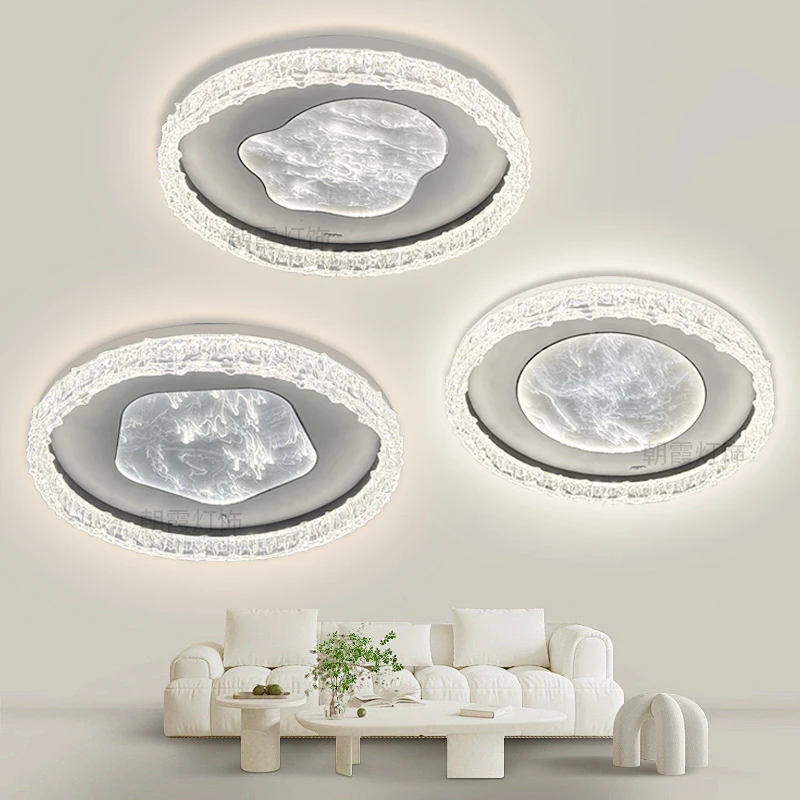 609新款卧室吸顶灯简约现代大气智能主卧中山次卧房间灯饰灯具