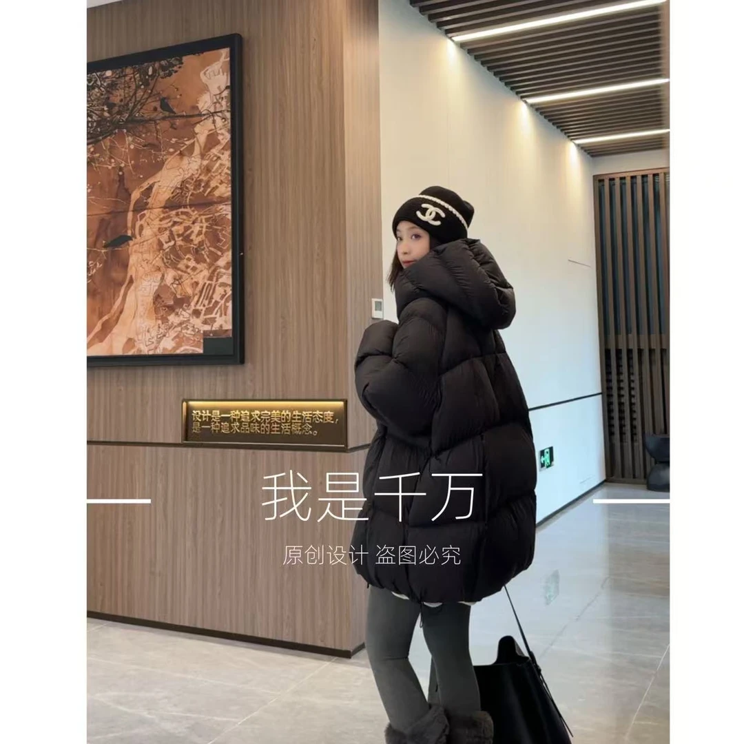 【千万&雪域秘境】 25冬新款95白鹅绒一手长鹅绒服减龄时尚保暖女