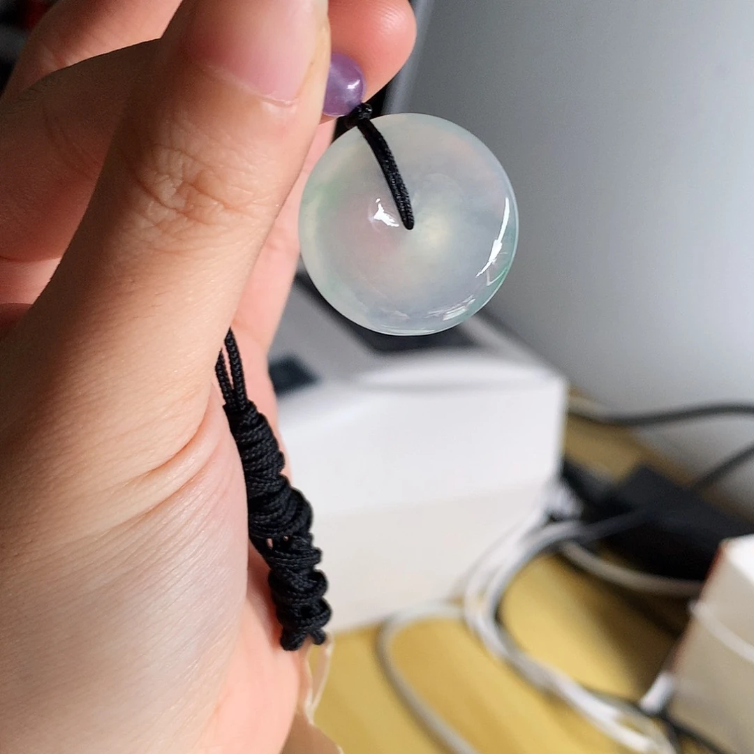 吊坠(不含链)未镶嵌翡翠希***妹平安扣