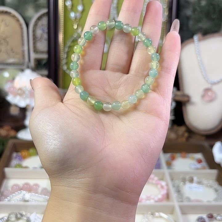 合金手链玛瑙/玉髓绿玛瑙福利品