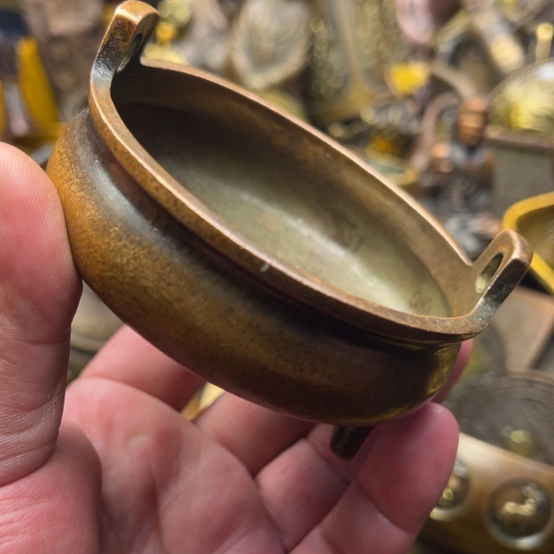 茶壶香炉铜器摆件