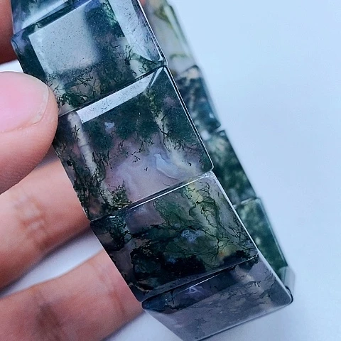 玛瑙/玉髓手链未镶嵌蝈*宽