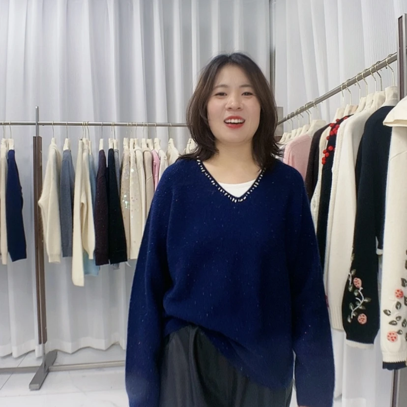 【闪购商品】藏青色点子纱