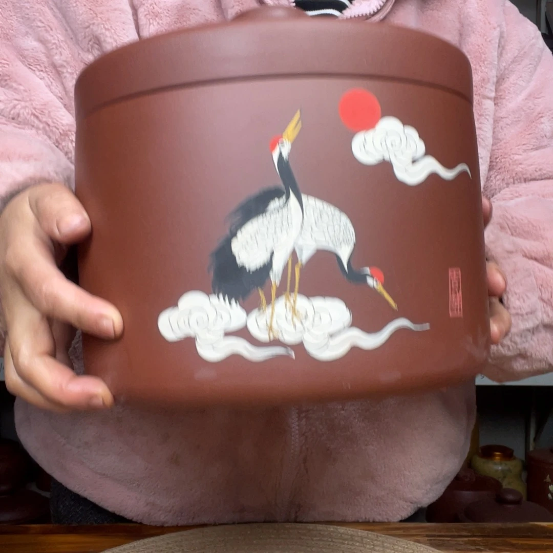 姑***子茶叶罐紫砂今天晚上