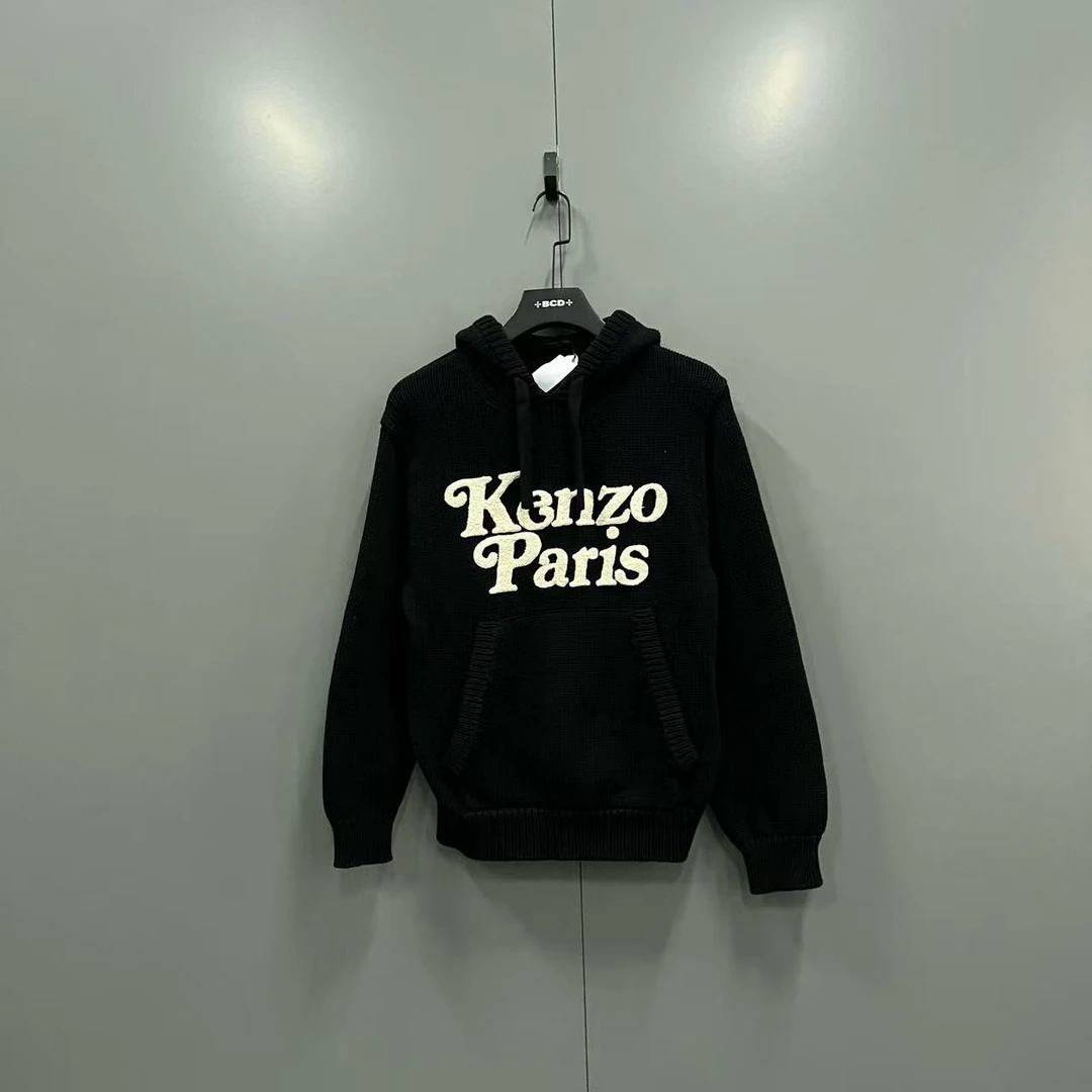 95新 KENZO/肯佐  抓绒logo刺绣帽衫 尺码如图/95新/4650/C020679