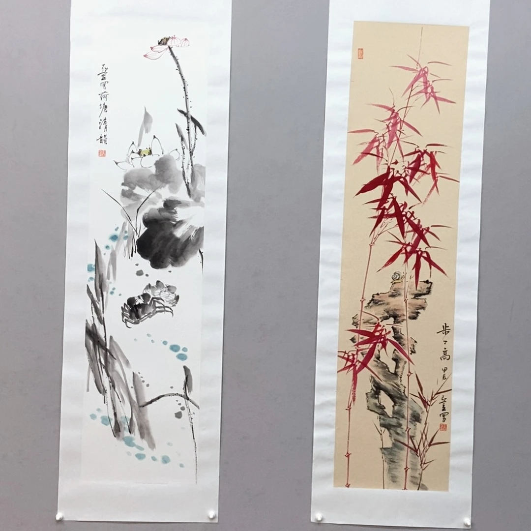 国画h****f王亚立四尺对开精品佳作