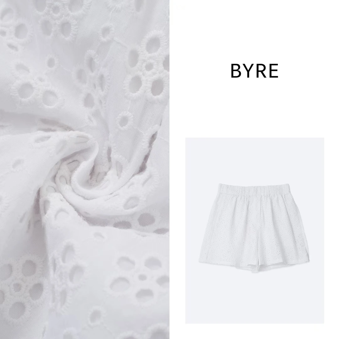 BY328 镂空工艺短裤【机洗】