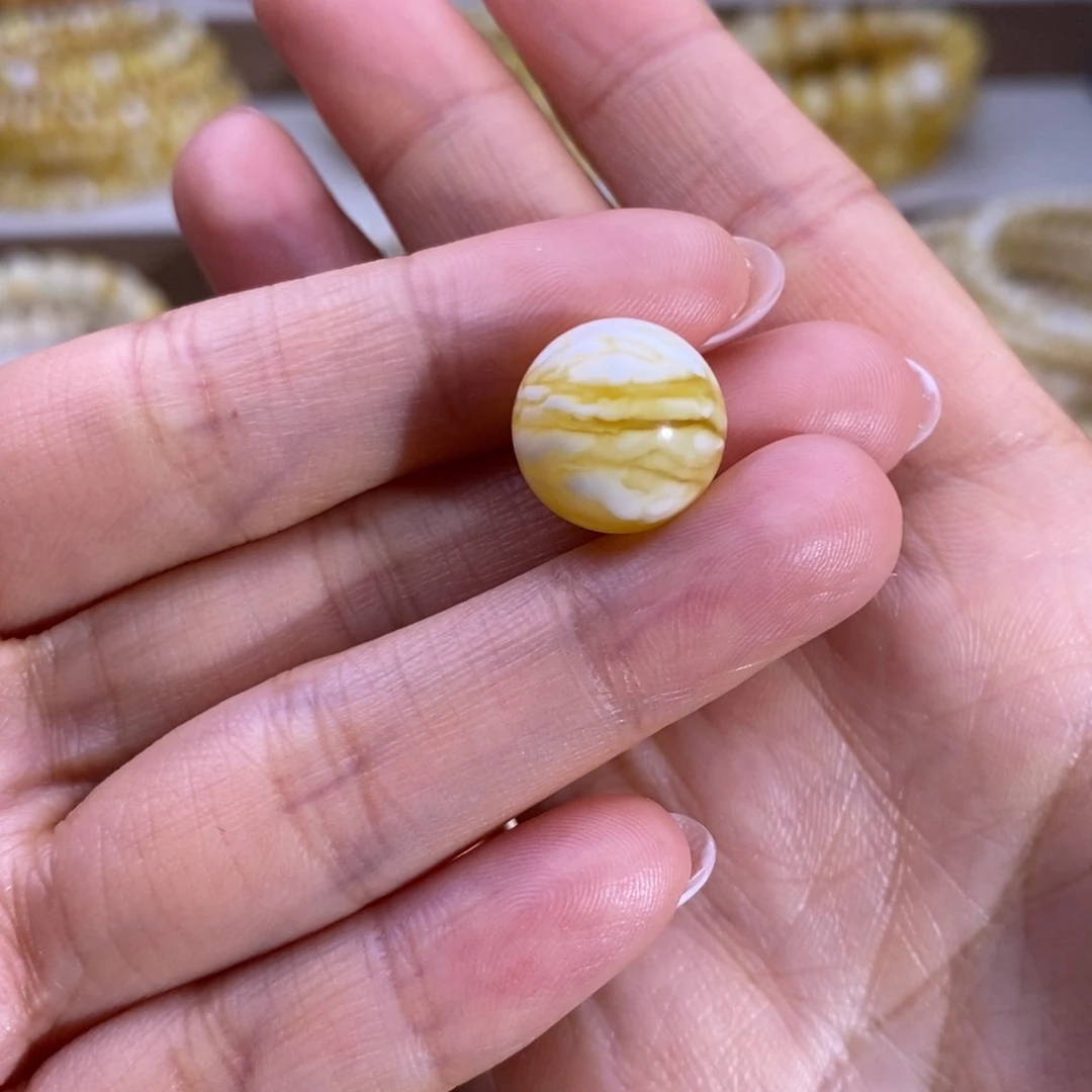 裸石琥珀未镶嵌渣****413+圆珠