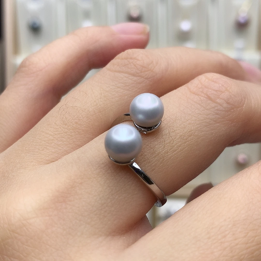 颈饰合金淡水珍珠