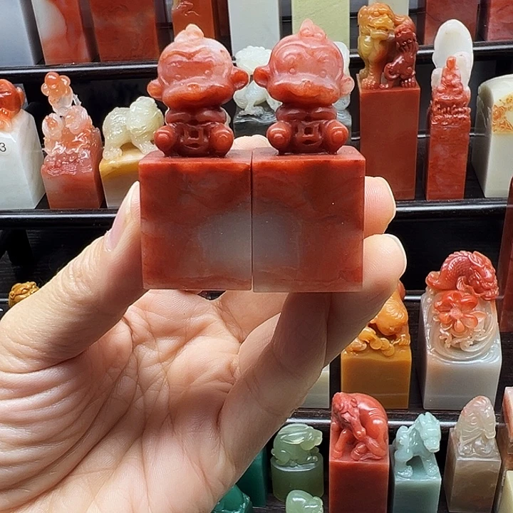 印石寿山石寿山石手工雕刻