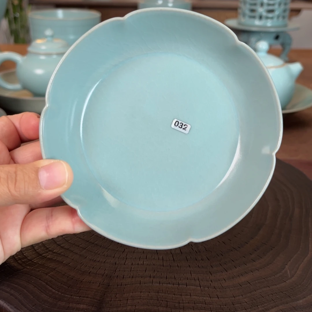 微瑕032原矿汝官窑作品