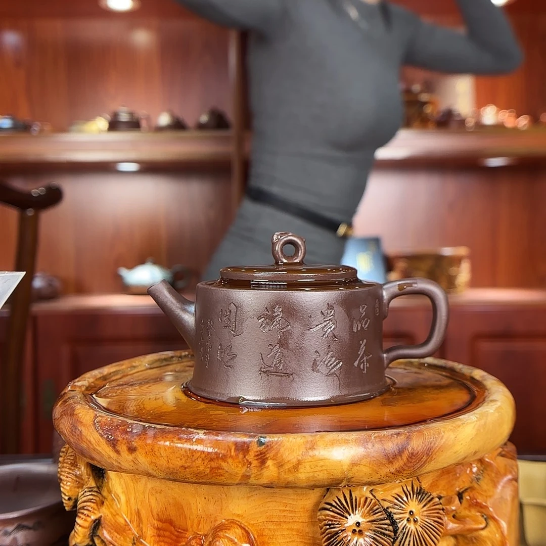 紫砂茶壶一壶李紫砂