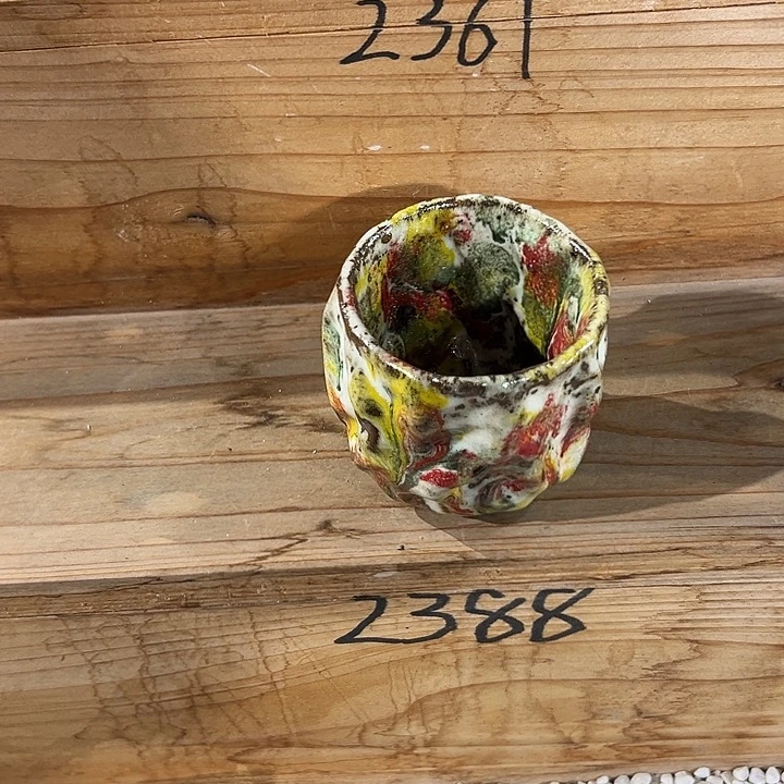 志野茶器茶杯  瑕疵