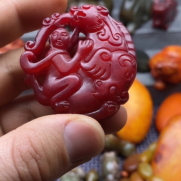 未镶嵌蛇纹石玉颈饰