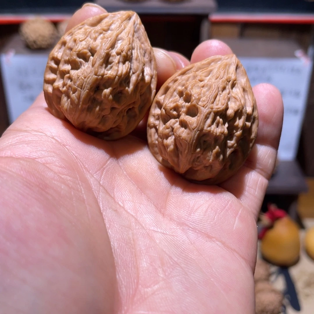 吊坠文玩核桃34边40高