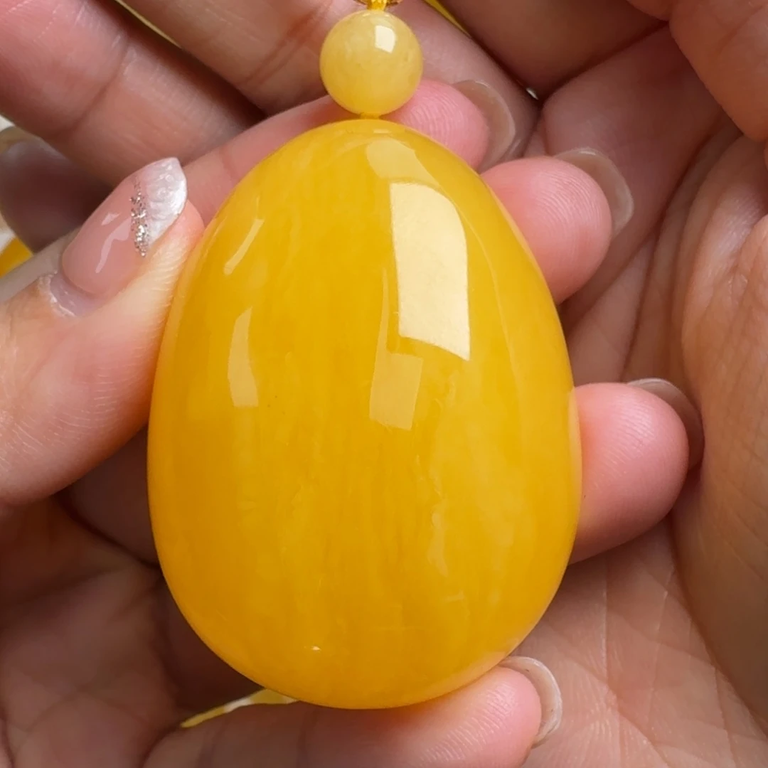 蜜蜡未镶嵌毛衣链无优化无烤色无补胶无覆膜无辐照无煮蜜