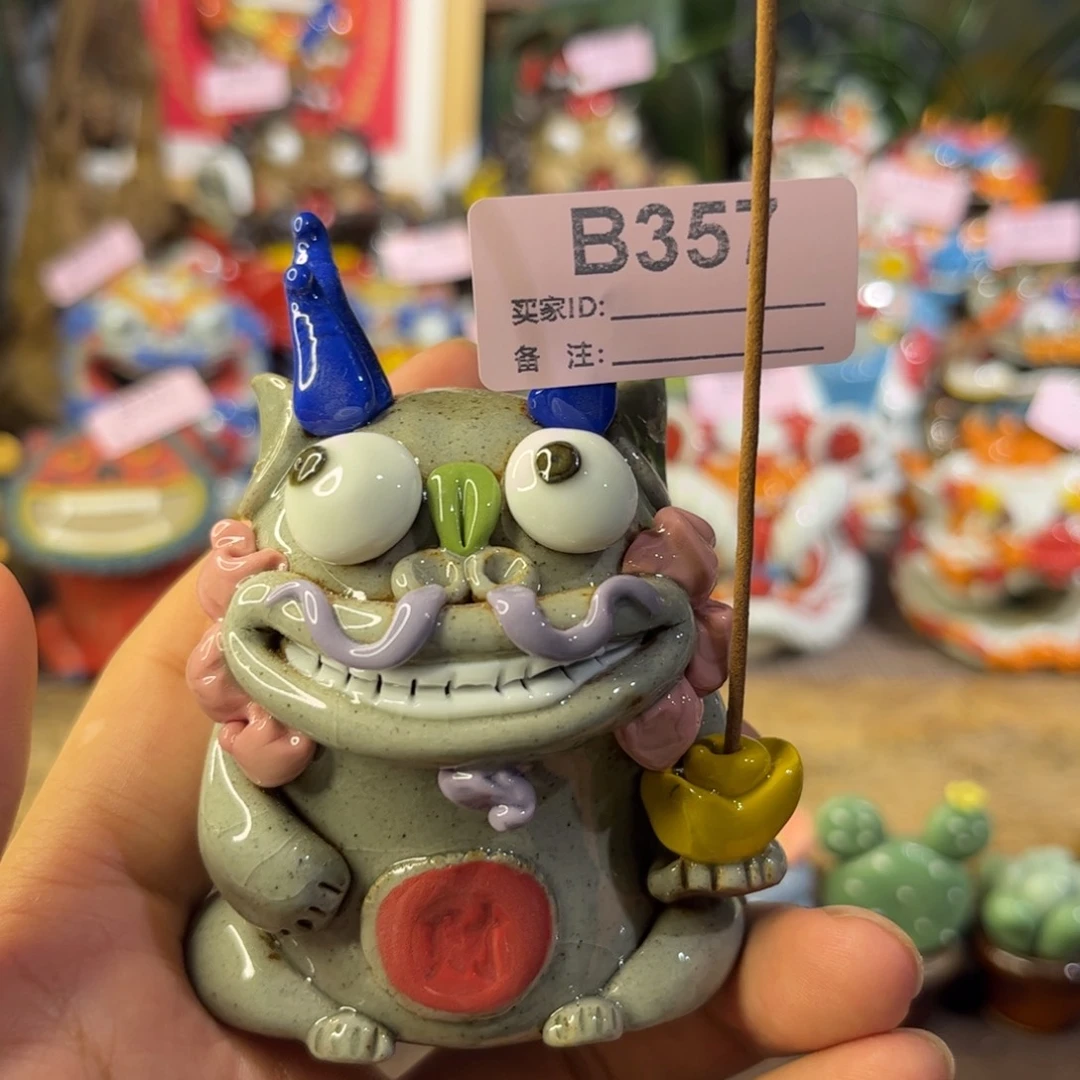 泥塑纯手工茶宠摆件