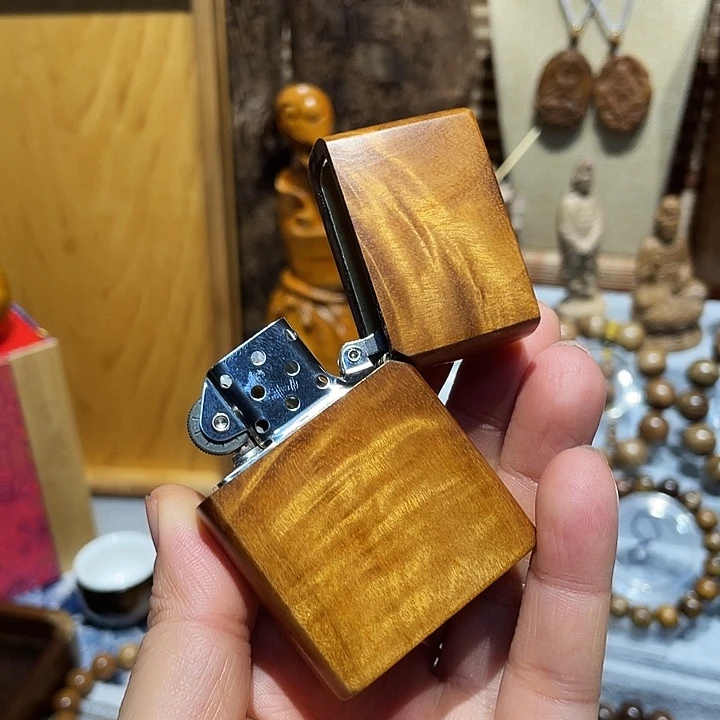 金丝楠小叶桢楠水波纹打火机