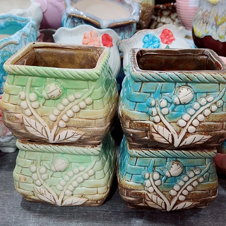 多肉陶瓷花盆满10元包邮