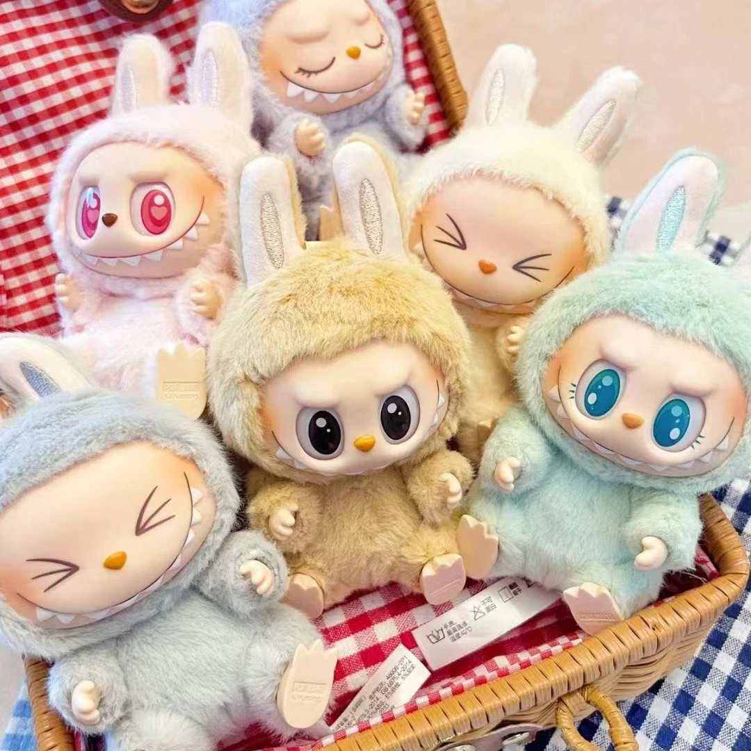 潮玩LABVBV前方高能拉布布三代3代搪胶毛绒labvbv毛绒公仔