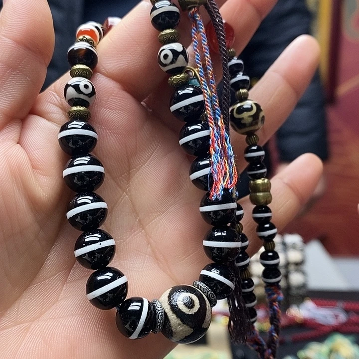 玛瑙/玉髓合金颈饰