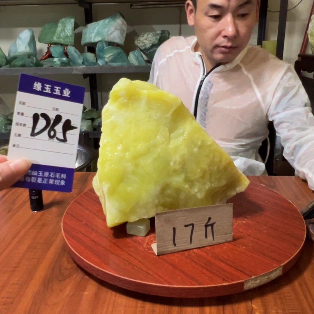 蛇纹石玉未镶嵌原石D65