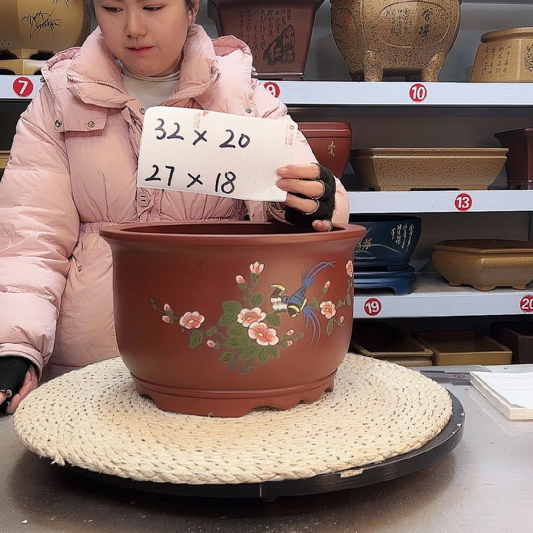 紫砂花盆紫砂花盆