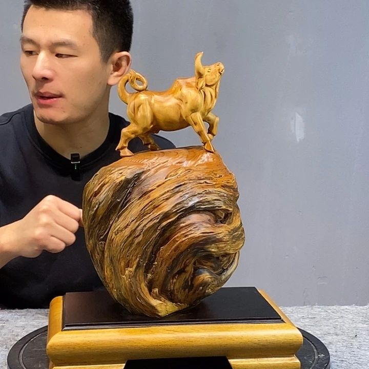 柏木木雕工艺品摆件