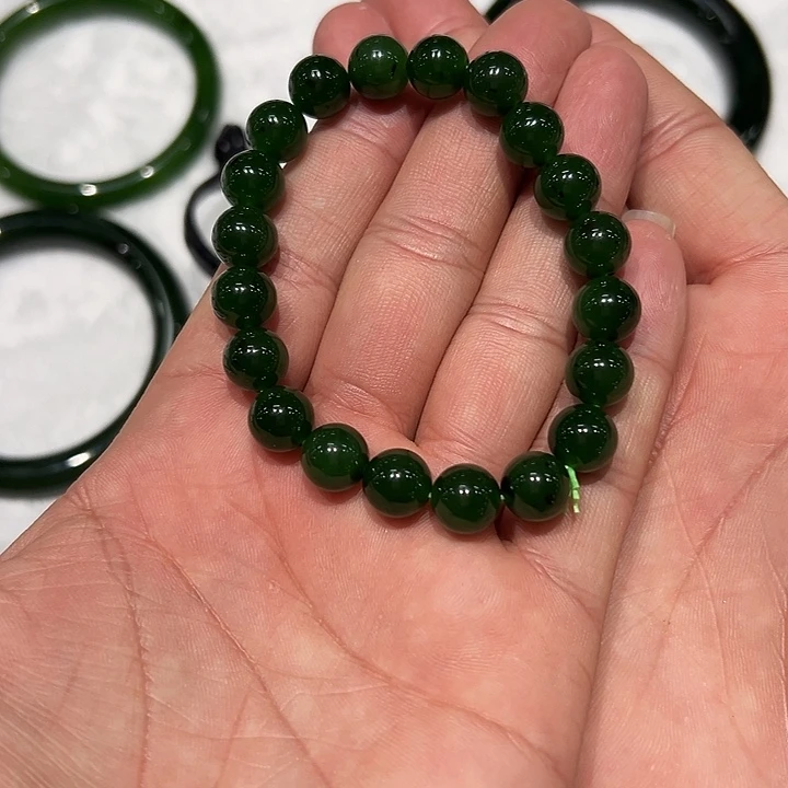 和田玉未镶嵌手串