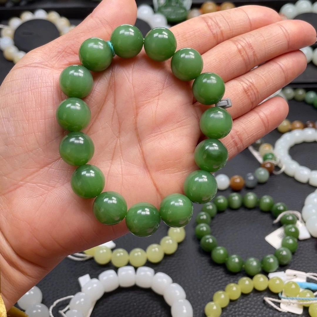 和田玉未镶嵌手链