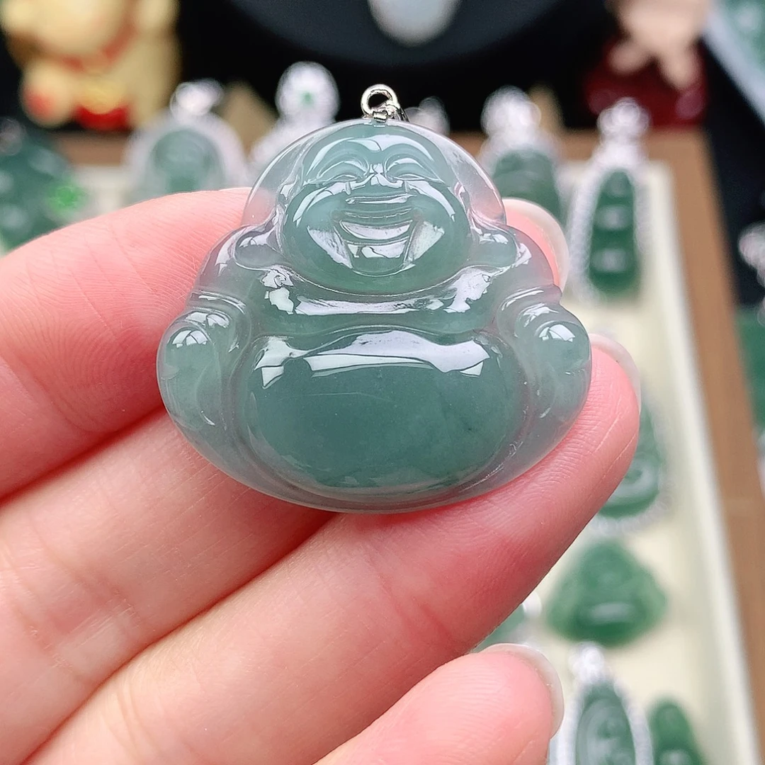 翡翠未镶嵌颈饰吊坠