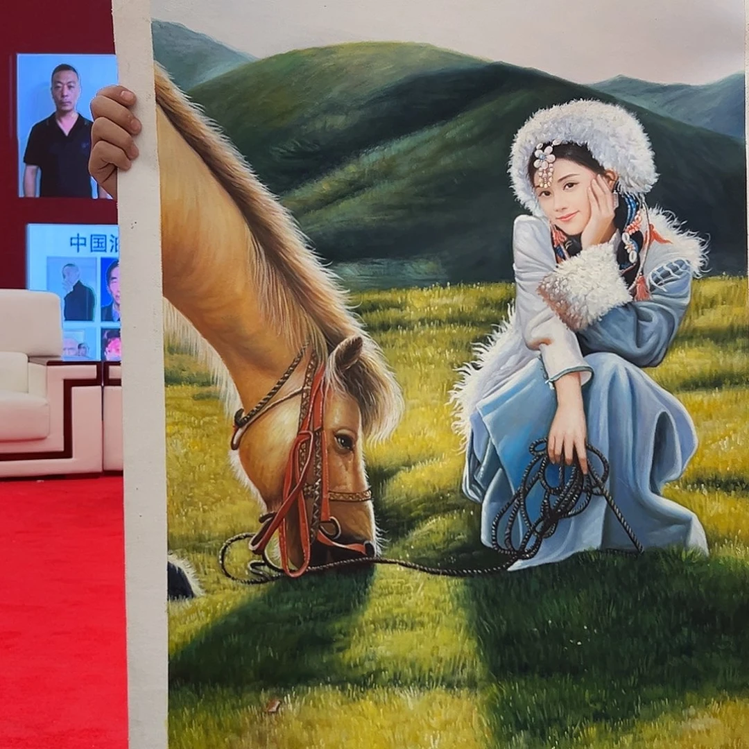 国画二郎展览原作