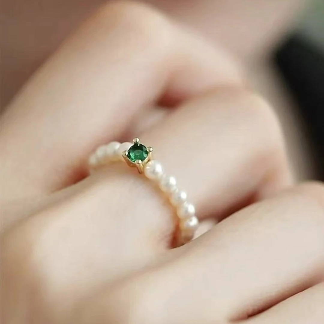 Grace trend 铜合金戒指 简约时尚气质百搭戒指小巧精美手饰D-503