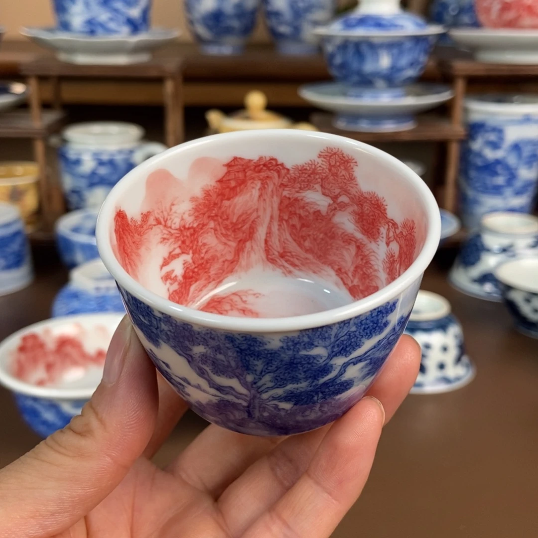 杯景德镇陶瓷手工手绘