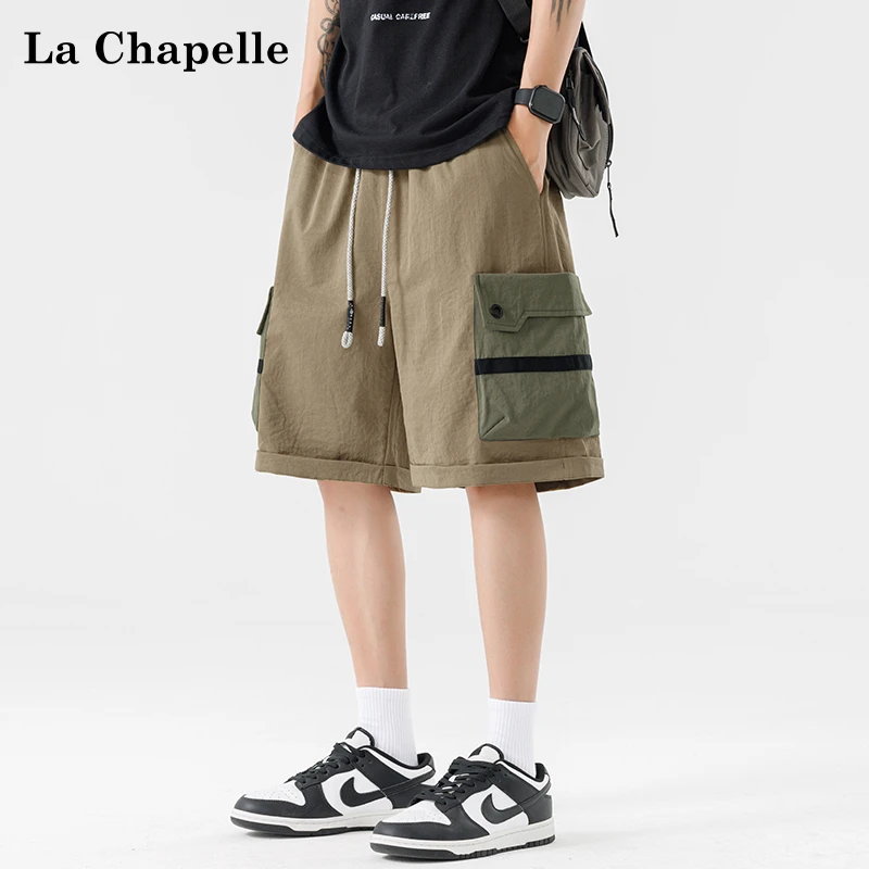 La Chapelle/拉夏贝尔日系潮牌短裤男夏季宽松潮流户外运动五分裤
