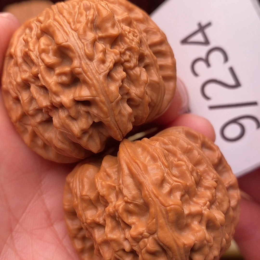 文玩核桃把件43白狮子