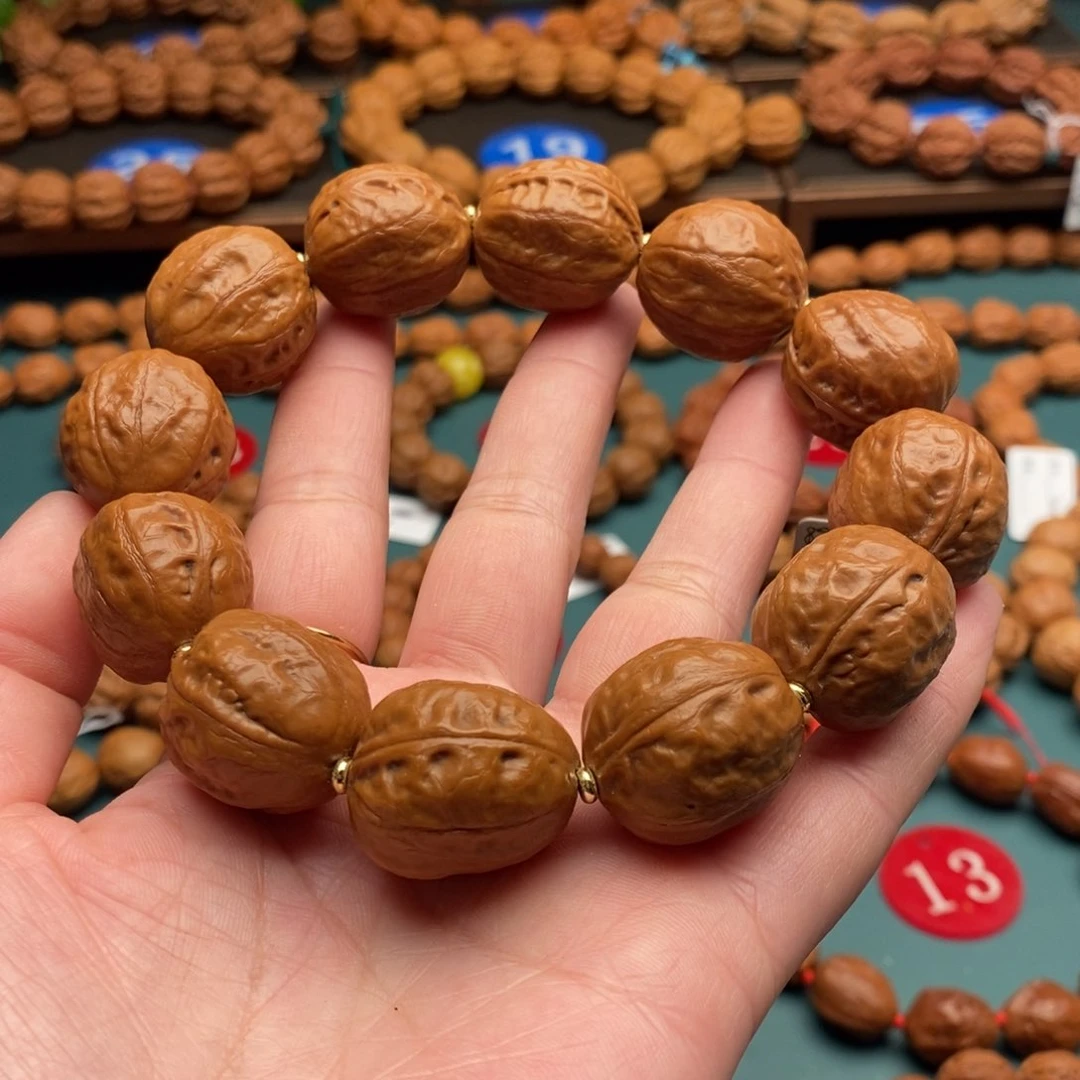 文玩核桃手串22尺寸面包蟹