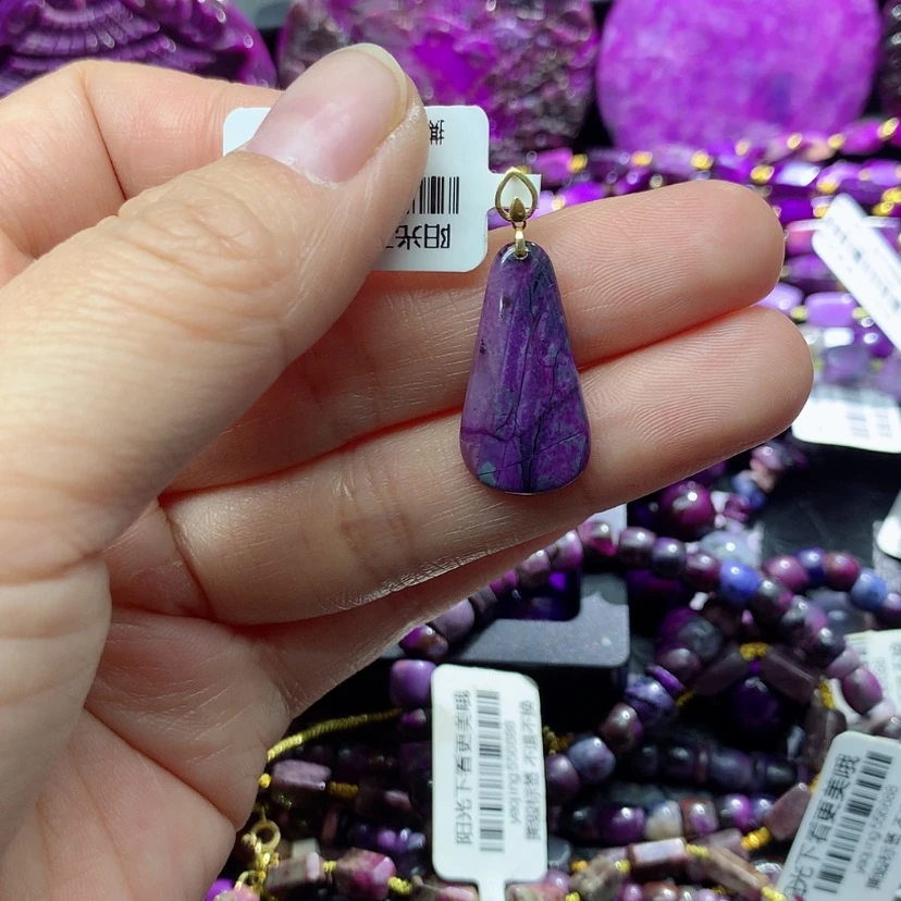 【闪购商品】苏纪石（舒俱来）18K金镶嵌吊坠