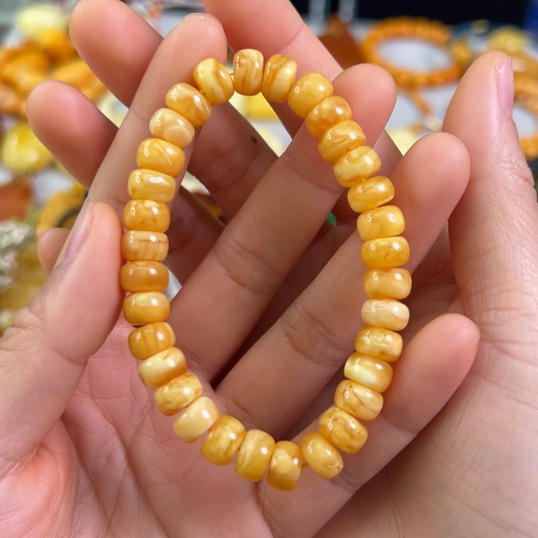 蜜蜡裸石未镶嵌蜜蜡