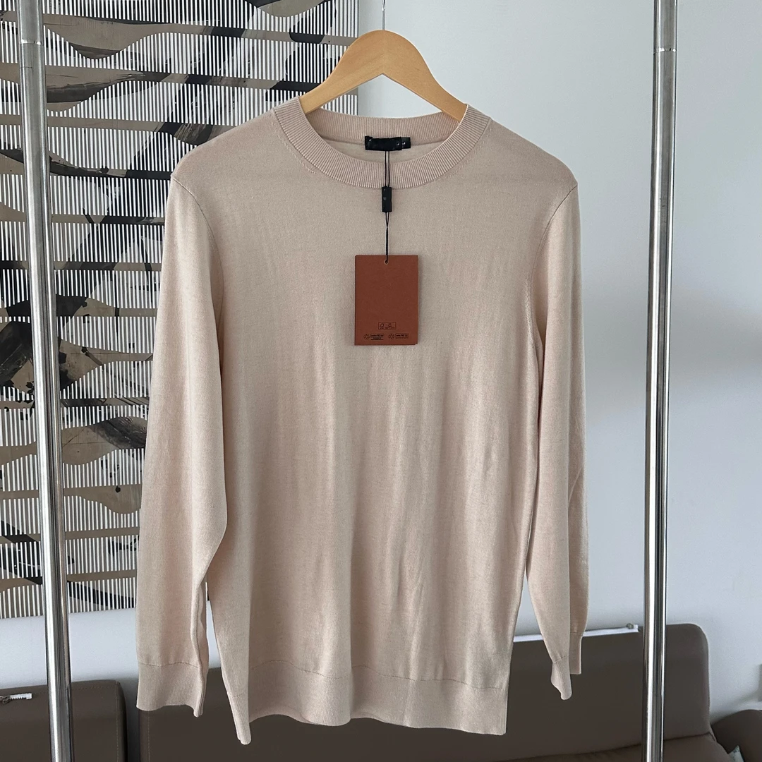 zz家男装100%美丽诺羊毛128织超细织纺纯色圆领休闲打底衫25551